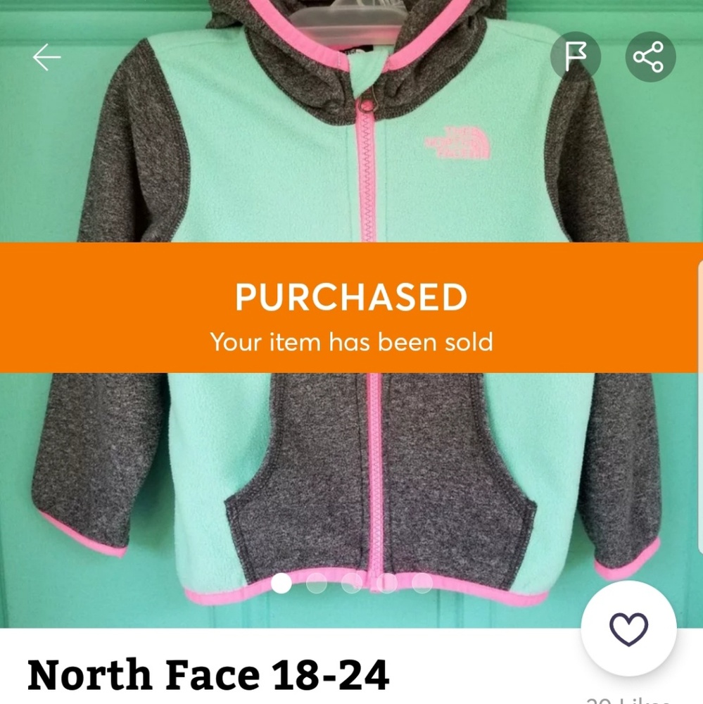 North Face Jacket 18-24 months